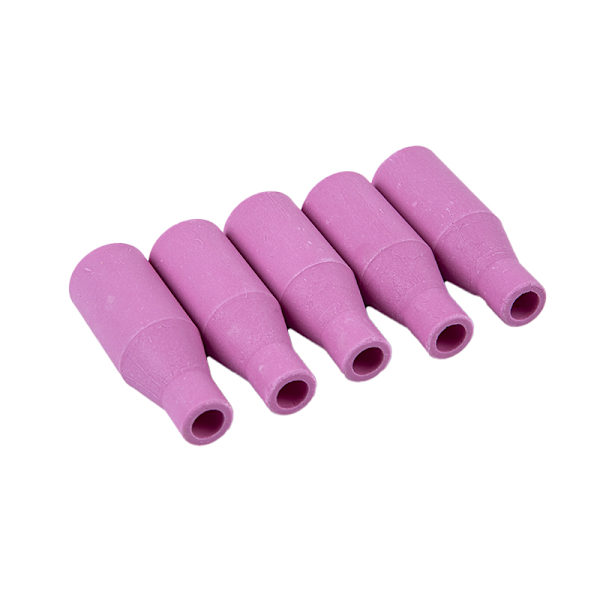 5 Stk MB15AK MIG/MAG Gaskeramisk dyse Svejsebrænderspids dysel Purple One Size