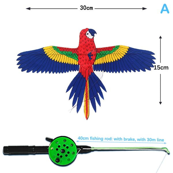 Drageflyging Drageleke Tegneserie Sommerfuglsvaler Eagle Drage M/Ha B one size