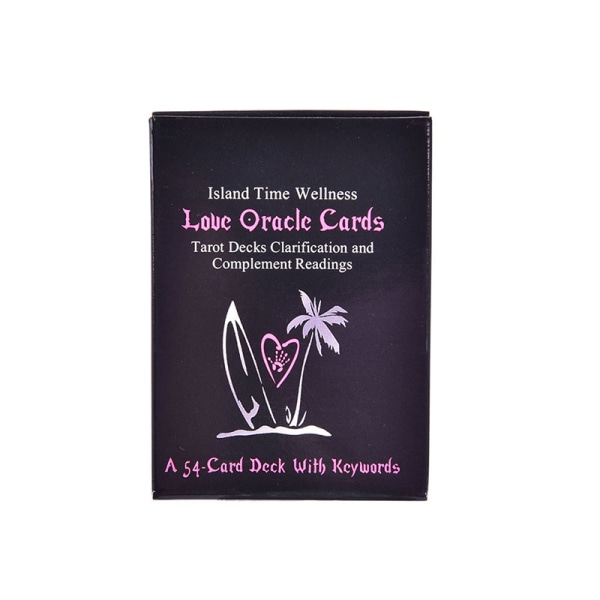 54 Island Time Wellness Love Oracle Cards Tarot Card Divination Multicolor 1PC