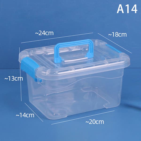 PP Plastförvaringslåda med lock Bärbara barnleksaker Brevpapper J A15