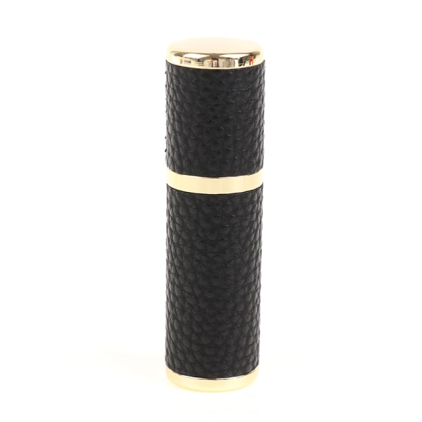 5ML læder parfumeflaske Bærbar sprøjte Genopfyldelig Tom Pe Black 5ml empty