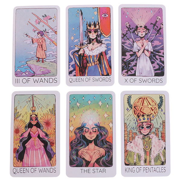 1Box Britts Third Eye Tarot Pelikortti Tarot Family Party Boa Multicolor one size