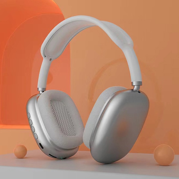 Uusi P9-Max TWS Bluetooth -kuuloke langattomat päähän kiinnitettävä kuuloke Gray one size