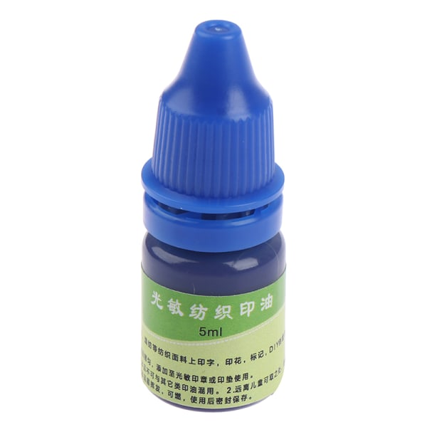 5ml tekstiltøj vandtæt blæk Special blæk til studerende Chi Blue 5ml