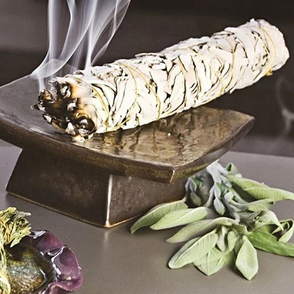 Vita salviabuntar Smudge Sticks inomhusrening för hemmet one size