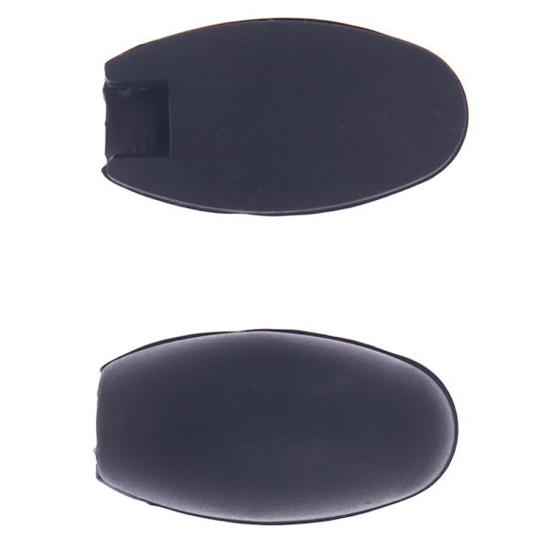 1Sett Saksofon Fingerstøtte Saksofon Tommelstøttepute Silikon Black one size