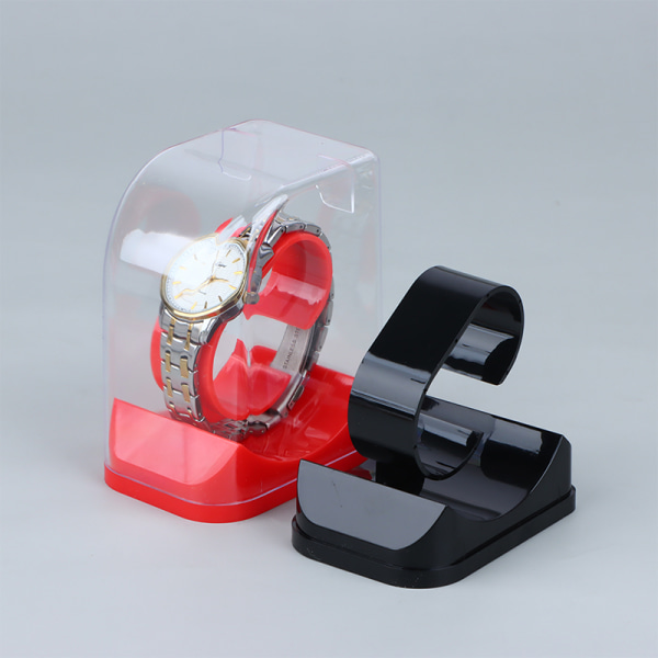 Plast Opbevaringsholder Transparent Smart Watch Protective Displ Black one size