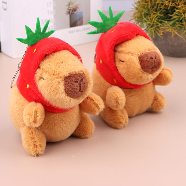 e Capybara pehmolelu marsunukke riipus avaimenperä laukku auto K A 1Pc