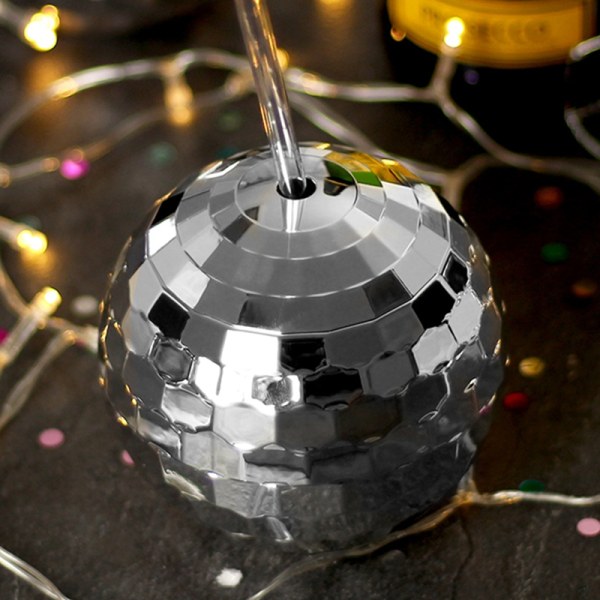 Ball Cups Flash Cocktail Cup Nattklubb Bar Party Ficklampa Str Silver 500ml