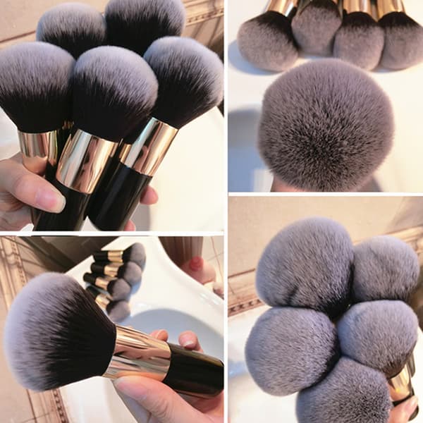 1kpl Big Size Makeup Brushes Foundation Powder Face Blush Brush White one size