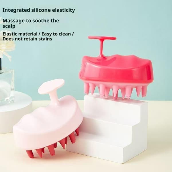 Hårbottenmassager Schampoborste Duschkam Exfoliera Ta bort Blue