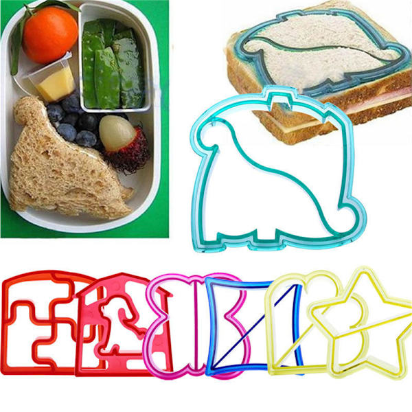 Sandwich ter Butterfly Hunde Blomst Form Kage Brød Toast Form M Other Dinosaur shape