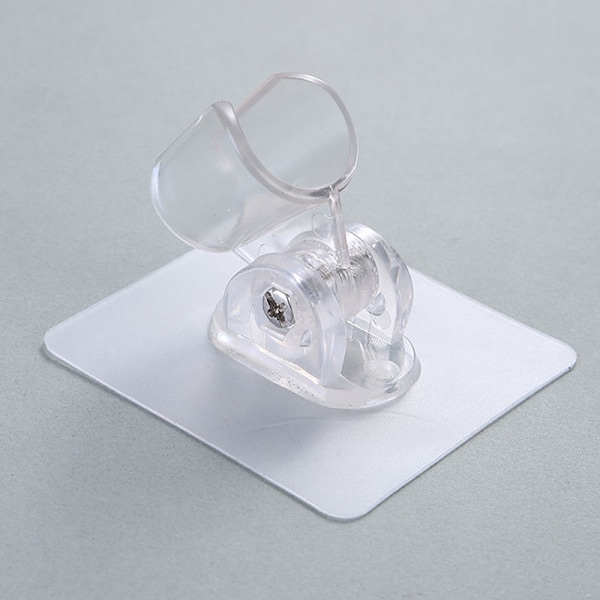 1st Duschhuvudshållare Justerbar Väggfäste för badrum Transparent 7.2*7.2CM