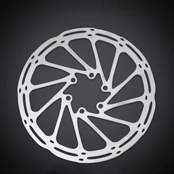 MTB polkupyörän pyörän levyjarrun roottorin keskilinja 160 mm 180 mm 203 mm Silver 160mm