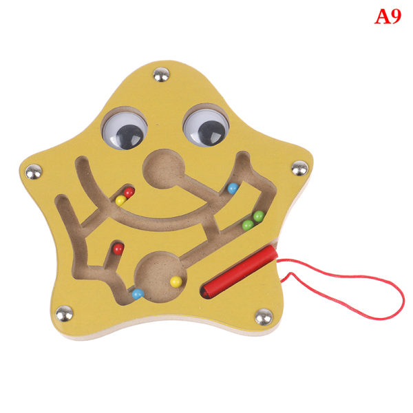 Children Busy Board DIY Accessories Mini Magnetic Maze Kids Edu Multicolor A9