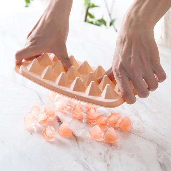Muoviset molds Jääkaukalo 18/33 Ristiä 3D Pyöreä Jäämuotit Molds P A2