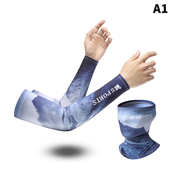 Kesäjäähdytysvarren hihat cover pään kasvot kaulaputken set A1 A pair