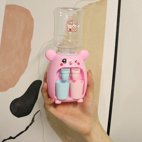 Mini vattendispenser för barn Barn Present e Simulation Cartoo Pink One Size