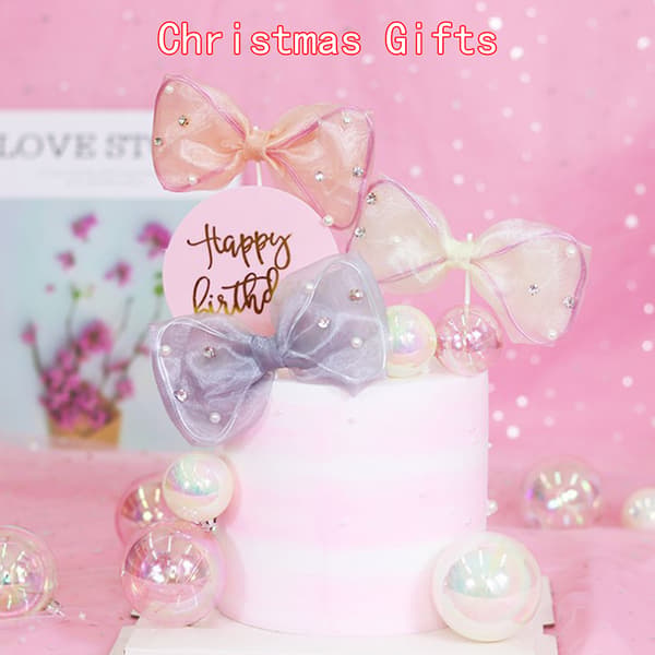 10st Bubble Ball Cake Decor Bowknot Transparent Ball Symphony 1+2