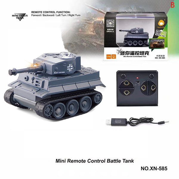 Fjernbetjening Small Tank Ultra-lille Mini RC Crawler Driving M B one size