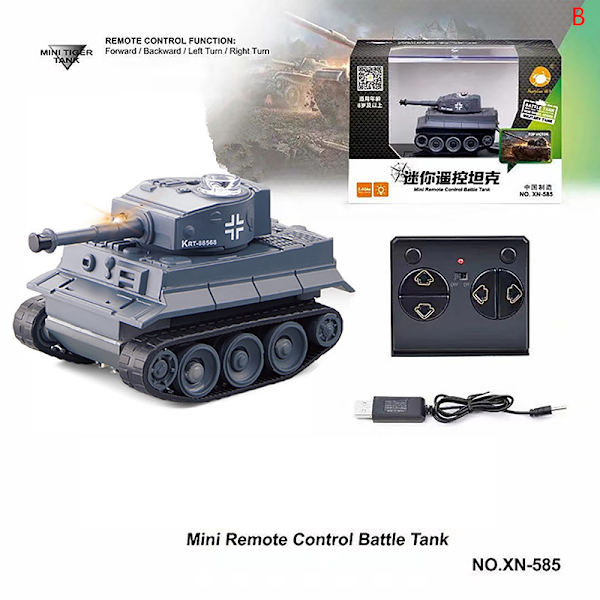 Fjernkontroll Small Tank Ultra-liten Mini RC Crawler Driving M B one size