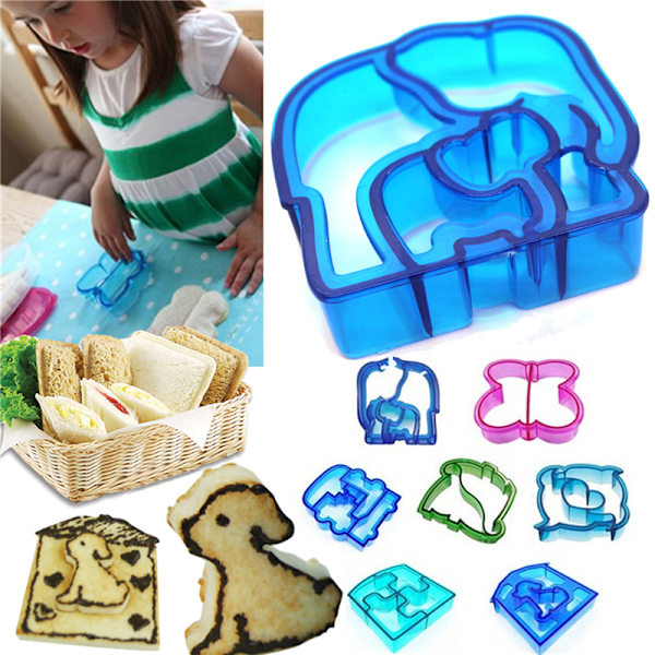 Sandwich ter Butterfly Hunde Blomst Form Kage Brød Toast Form M Other Dolphin shape