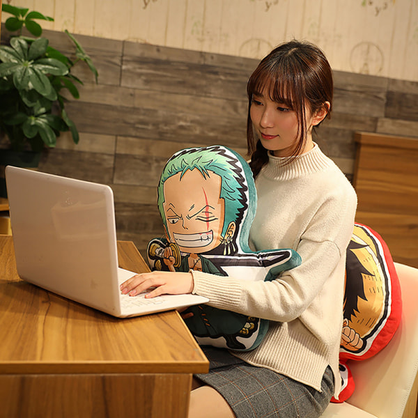 One Piece Kawaii Pillow Doll Luffy Zoro Sanji for Usopp Anime S D one size