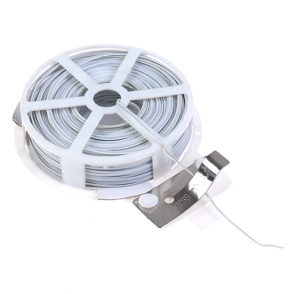 1 stk (50m) hvit multifunksjonell solid hagevri-bånd med belegg White One size