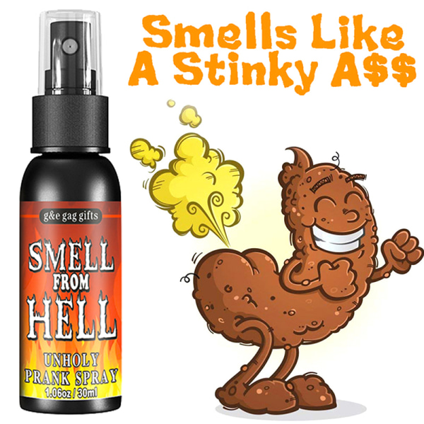 30 ml kepponen uutuudet Toy Gag Joke Nestemäinen Fart Spray CAN haista B Smell of hell B