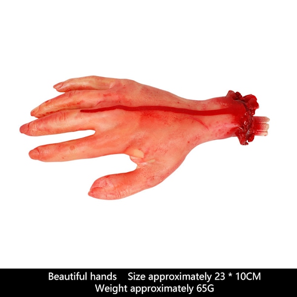 Afskårne Hænder Halloween Zombie Hånd Afskåret Arm Rekvisitter Brudt B A1