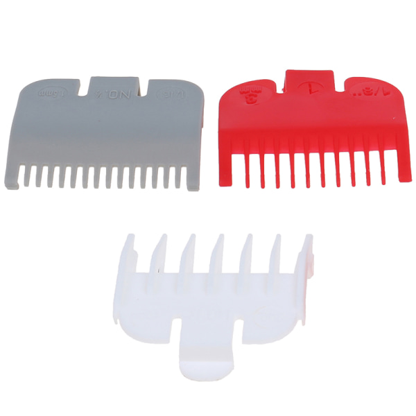 3 Stk Hair Clipper Limit Comb ting Guide Barber Erstatning Hår Multicolor onesize