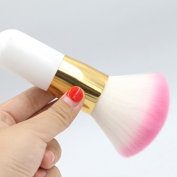 1st Big Size Makeup Brushes Foundation Powder Face Blush Brush Pink one size