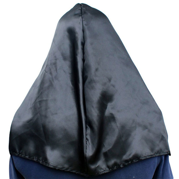 The Horror Nun Latex Mask m/tørklæde Valak Cosplay til Hallow White onesize