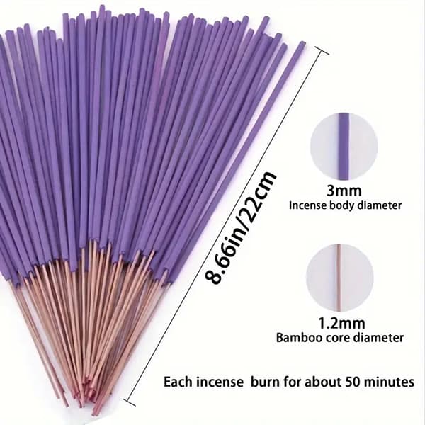 Lavendel Aromaterapi Träpinnar Heminredning purple 23CM