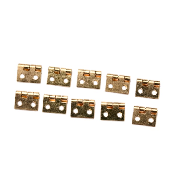 10 stk Mini liten metallhengsel for 1/12 hus miniatyrskap F