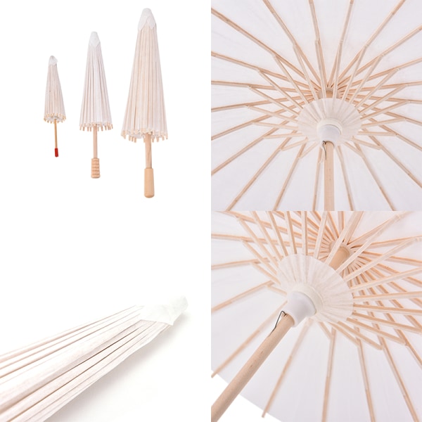 1 Stk Papir Paraply Børn gør-det-selv-tilbehør Traditionel Håndværk Deco wooden 10