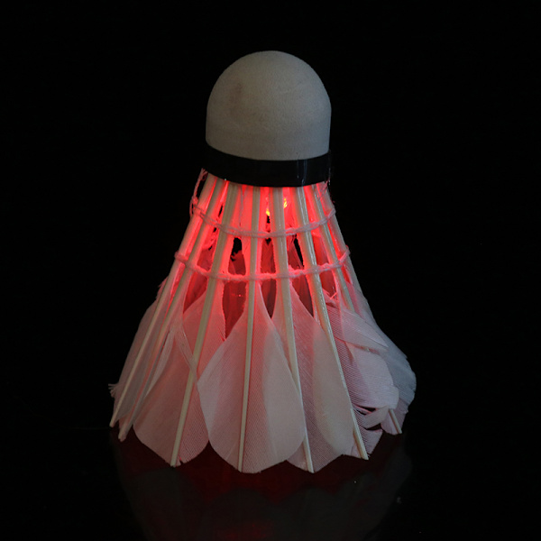 Valaistus Sulkapallo Dark Night Värikäs LED-valaistus Urheilu Badmi Red one size