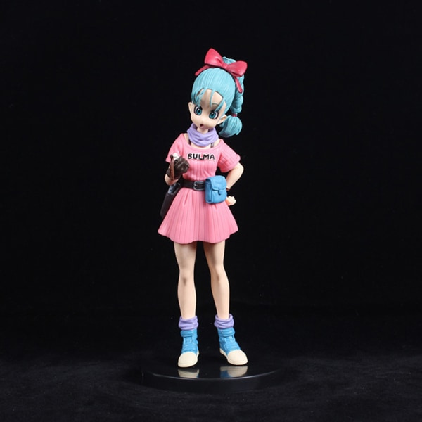 Hög kvalitet Dragon Ball Figur Anime Bulma PVC Figur Leksaker Act Pink One Size