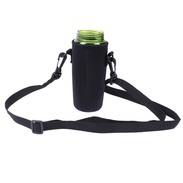 420ml-1500ml vattenflaskhållare isolerad cover st Black 420ml