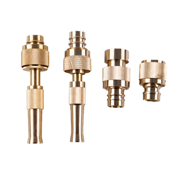 1/2 3/4" mässingsslangmunstycke högtryck för Car Garden Adjusta Bronze 1/2"and3/4"