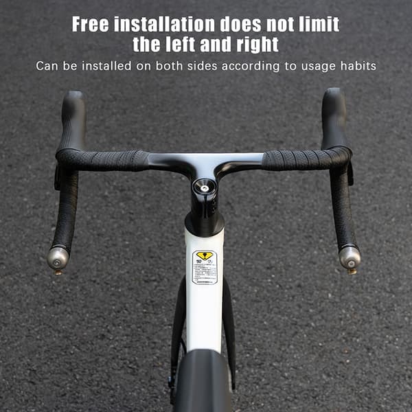1 st Aluminiumlegering Cykelklocka Styrändsplugg Typ 80dB Superhög Silver