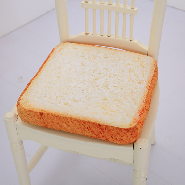 Brød Katte Seng Toast Brød Slice Style Pet Mats Pude Blød Wa Color 40*40*7CM