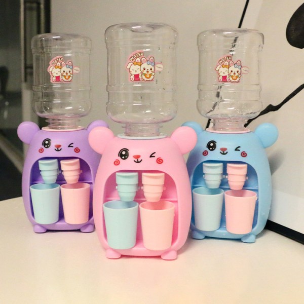 Mini vattendispenser för barn Barn Present e Simulation Cartoo Pink One Size