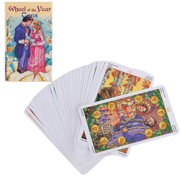 78 Wheel the Year Tarot-korttipakka Salaperäinen ennustaja Multicolor one size