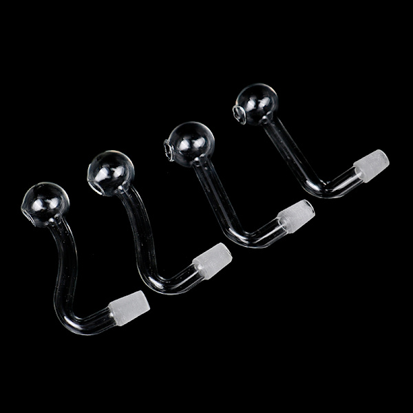 4 st Glasskål Transparent sugrör A
