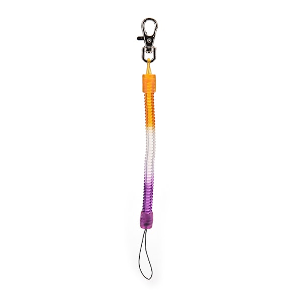 1st-Infällbar-Plast-Fjäder-Spiral-Spiral-Stretch-Nyckelring-Ri