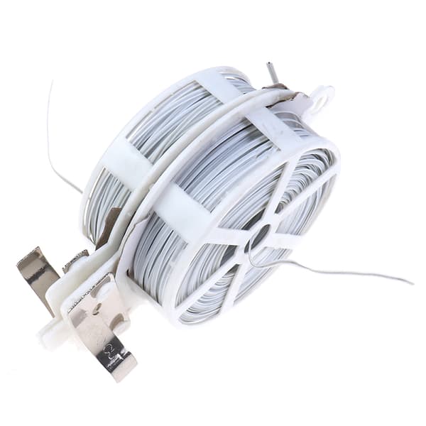 1 stk (50m) hvit multifunksjonell solid hagevri-bånd med belegg White One size