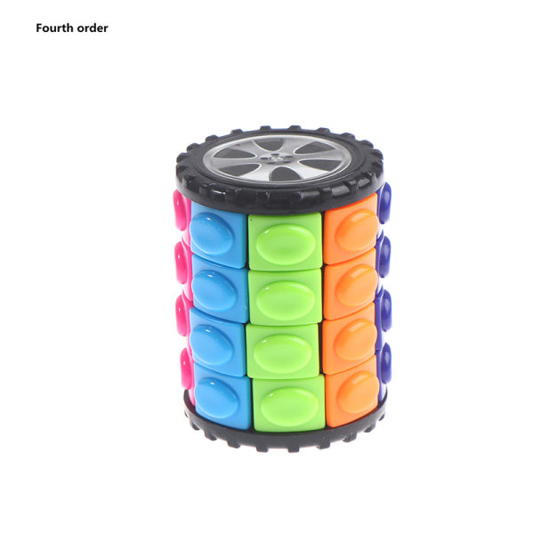 Sorg Mark uformel 3D roterende cylinder farverigt børns pædagogisk legetøj voksen Fourth  order Onesize d9e6 | Fourth order | Onesize | Fyndiq