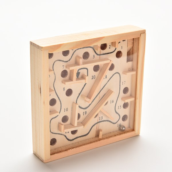 1 Stk Classic Labyrinth Board Balance Brætspil Uddannelse Lear A one size