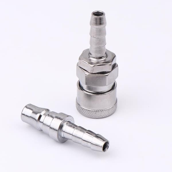 2 stk. pneumatisk fitting SH20 PH20 koblingsstik 8 mm kompressor one size